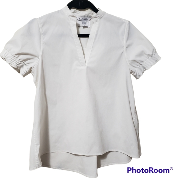 Athleta Levitate Poplin Tee - Picture 1 of 14